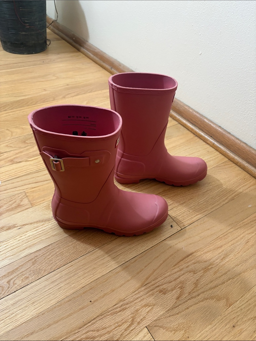 Hunter Pink Mid-Calf Rain Boots